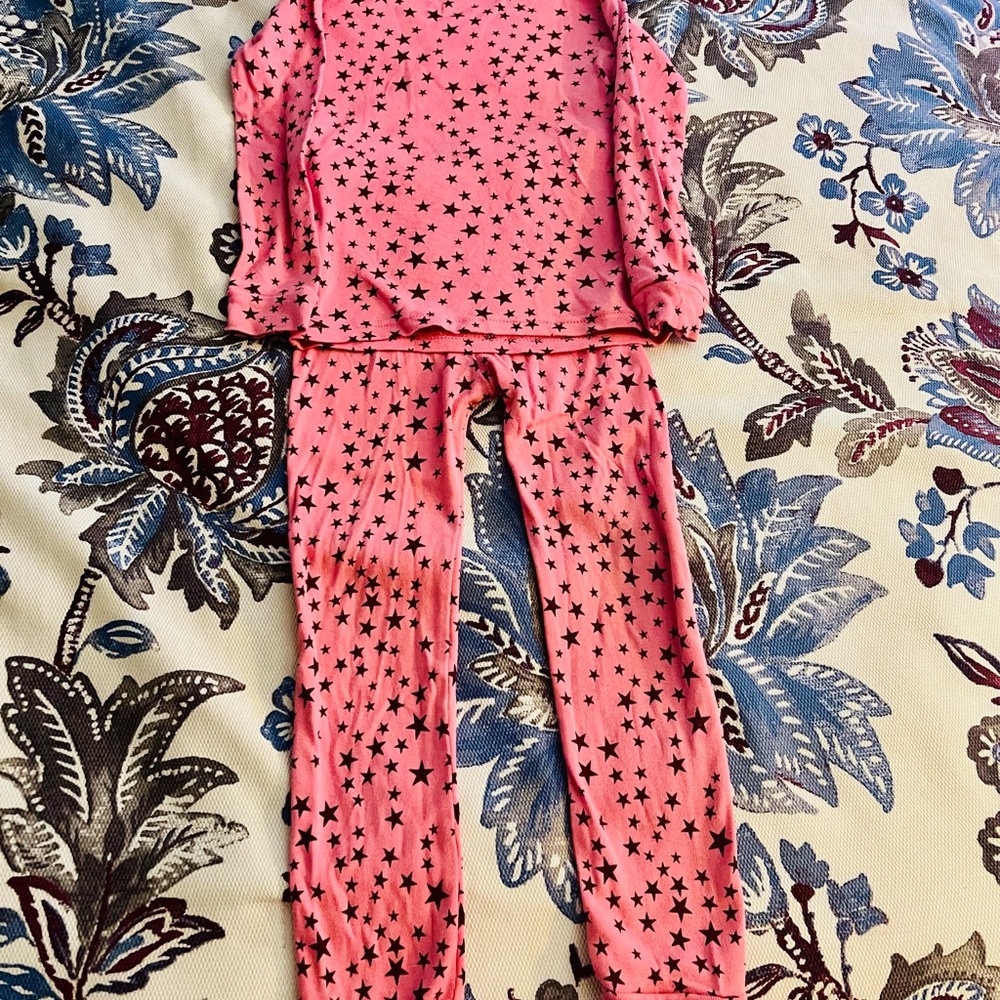 EUC- Gap Pink Star Pajama Set